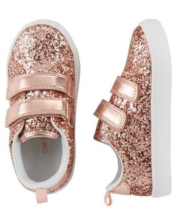 Baby Girl Carter's Glitter Casual Sneakers | Carters.com