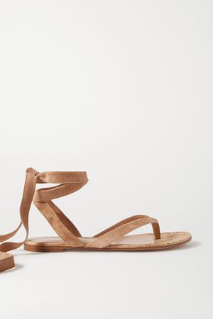 Sand Suede sandals | Gianvito Rossi | NET-A-PORTER