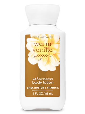 Warm Vanilla Sugar Travel Size Body Lotion - Signature Collection | Bath & Body Works