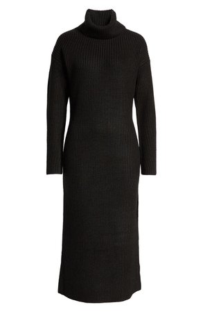 Charles Henry Long Sleeve Turtleneck Sweater Dress | Nordstrom
