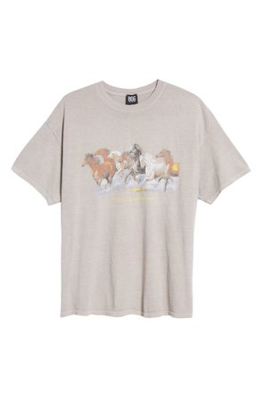 Horse Graphic Tee T-Shirt Dress | Nordstrom