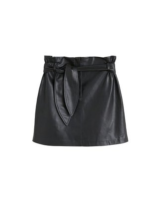 MANGO Belt miniskirt