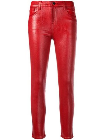 J Brand classic cropped skinny trousers