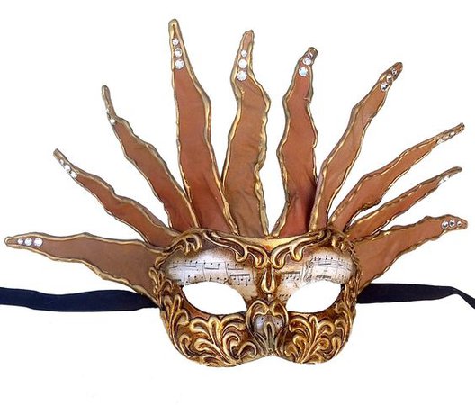 Sun God Masquerade Mask $135 | LauraLucci Etsy