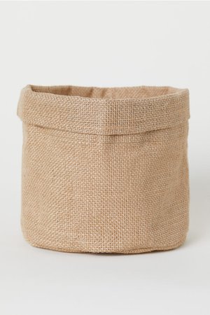 Small Jute Storage Basket - Natural - Home All | H&M CA