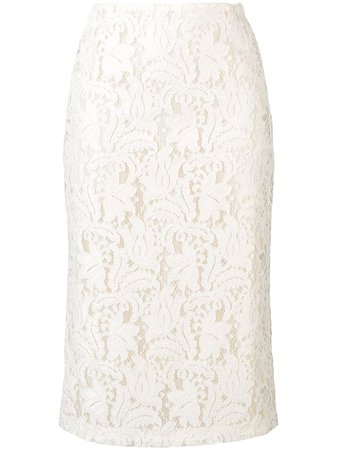 Brognano white lace skirt $110 - Buy SS19 Online - Fast Global Delivery, Price