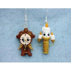 lumier and cogsworth earring