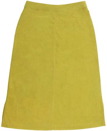 Birdsong Green A-Line Khadi Cotton Skirt