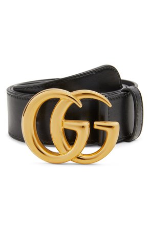 Gucci GG Logo Buckle Leather Belt | Nordstrom