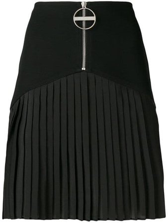 Givenchy zipped pleated skirt