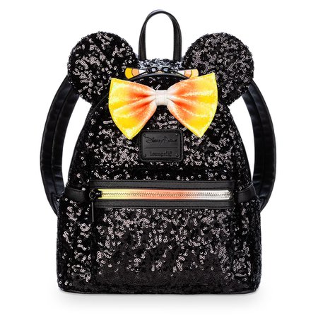 Minnie Mouse Sequin Mini Backpack by Loungefly – Candy Corn | shopDisney