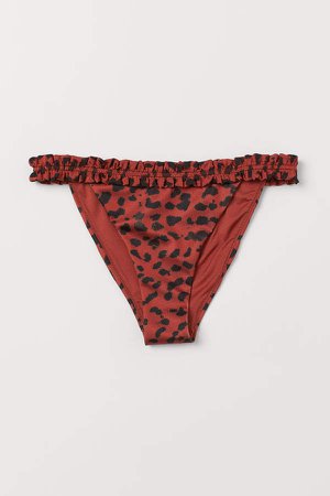 Cheeky Tie Bikini Bottoms - Red