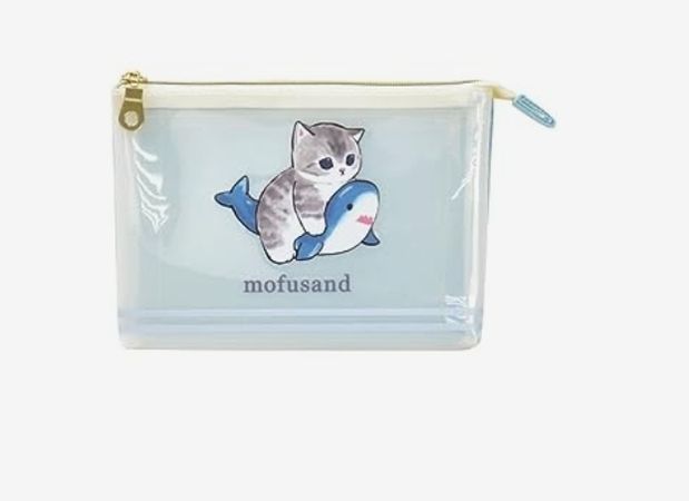 mofusand card holder wallet cat shark