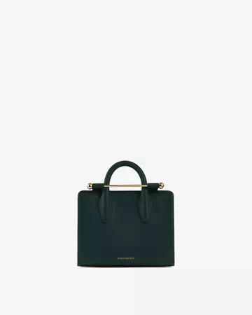 The Strathberry Nano Tote - Bottle Green
