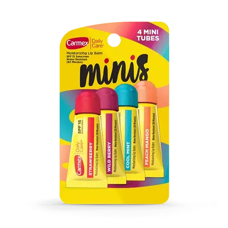 Daily Care Minis 4-Pack - Carmex Lip Balm