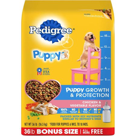 PEDIGREE Targeted Nutrition Puppy Food - Chicken size: 36 Lb, blue/copper/red, Puppy (0-12 Months)