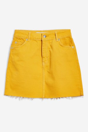 Mustard Denim Skirt - Shop All Sale - Sale - Topshop USA