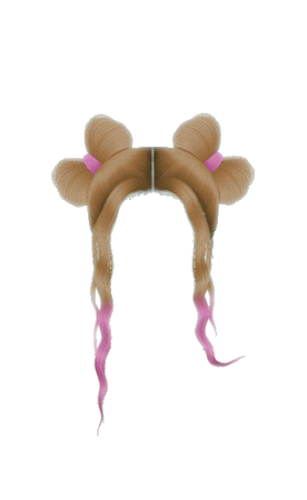 Double Bow Buns Dark Blonde and Pink 1 (Dei5 edit - tag if used)