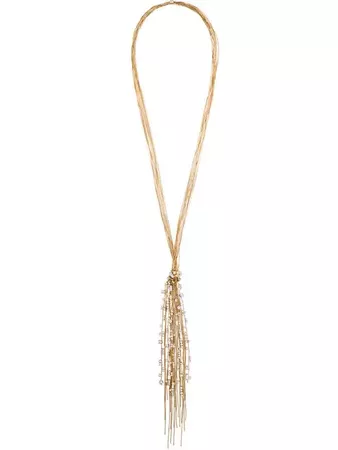 Rosantica gold drop chain crystal necklace $560 - Shop SS19 Online - Fast Delivery, Price