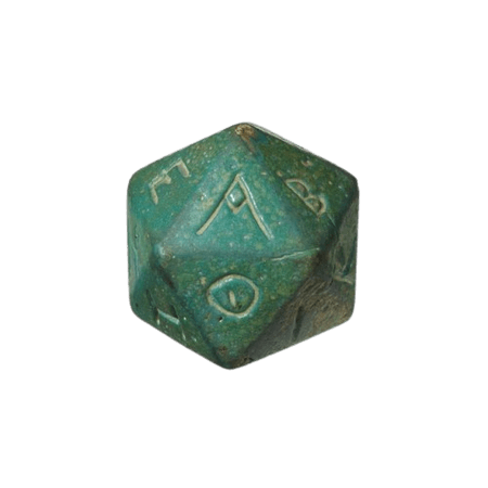 ancient polyhedral dice, 2nd - 3rd century