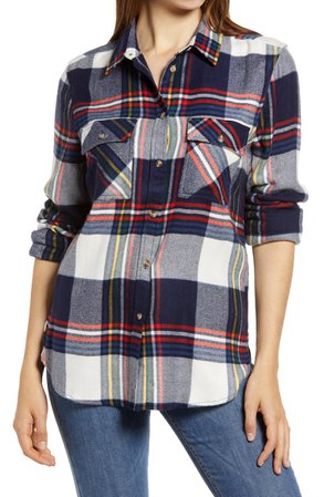 Thread & Supply Aiden Plaid Flannel Shirt | Nordstrom