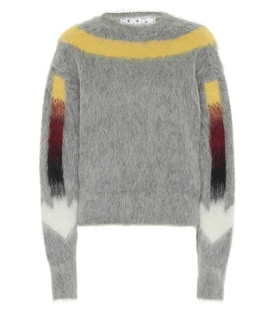 Alpaca And Mohair-Blend Sweater | Off-White - Mytheresa