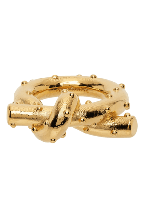 ACNE STUDIOS Gold Axelia Knot Ring
