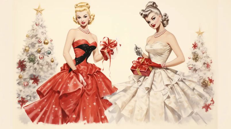 Vintage Christmas Fashion of the 1950s | Lana-Rose – Lana-Rose Fashion