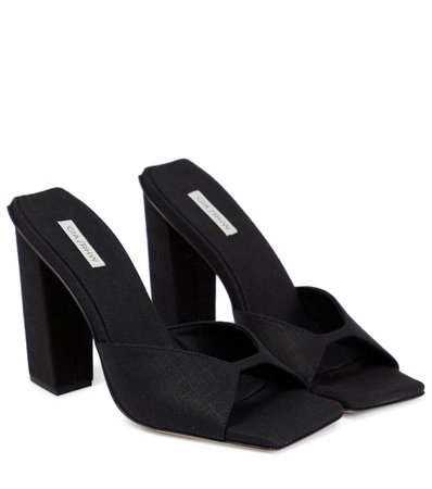 Gia Borghini - GIA/RHW Rosie 14 linen sandals | Mytheresa