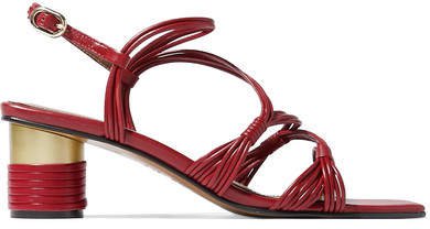 Souliers Martinez - Cartagena Leather Sandals - Red