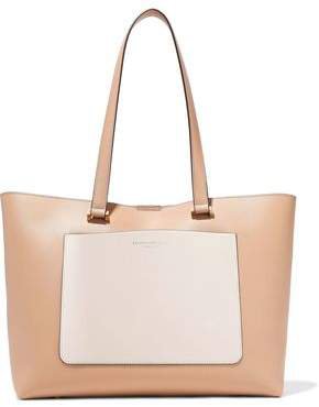 Karla Two-tone Leather Tote