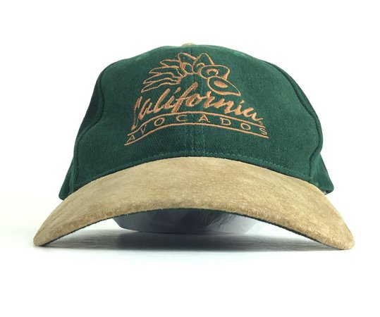 Vintage 90s California Avocados Baseball Cap Hat Adjustable | Etsy
