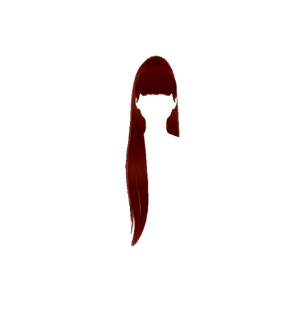 Red Bangs High Ponytail (Dei5 edit)