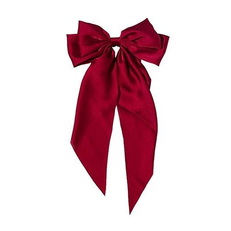 Amazon.com : Ribbon Hairclip Vintage Satin Bow Bowknot Hairpin Women Hair Clip (Pink) : Beauty & Personal Care