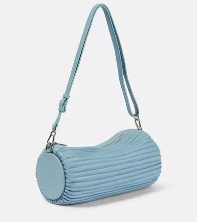 Bracelet Leather Shoulder Bag in Blue - Loewe | Mytheresa