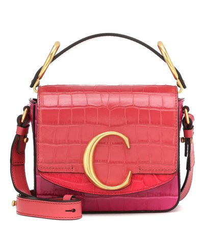 Chloé C Mini Leather Shoulder Bag | Chloé - Mytheresa