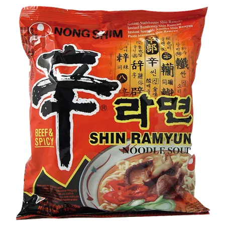 Nong Shim Spicy Shin Ramen, 120 g