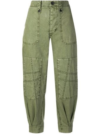 Zadig&Voltaire Pia military trousers £175 - Buy Online - Mobile Friendly, Fast Delivery