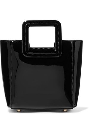 STAUD | Shirley mini patent-leather tote | NET-A-PORTER.COM