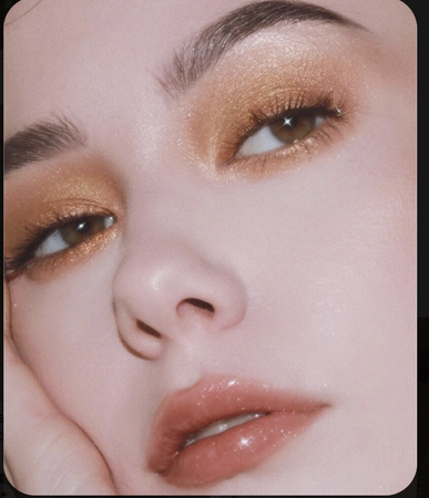 orange fairy makeup