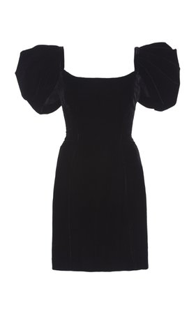 Velvet Puff Sleeve Mini Dress by Ralph&Russo | Moda Operandi