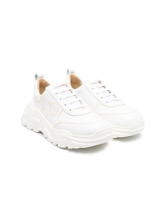 Shop white Bonpoint Jump embroidered cherry sneakers with Express Delivery - Farfetch