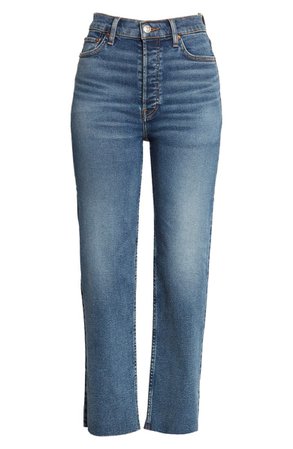 '70s High Waist Ankle Stovepipe Jeans | Nordstrom