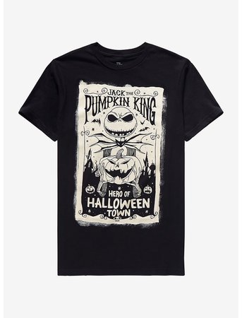 The Nightmare Before Christmas Hero Of Halloween Town Poster T-Shirt
