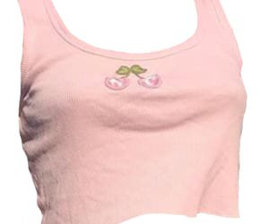 cute lil pink cherry tank top png | clothing, png y moodboard