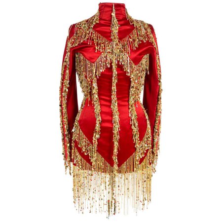 A Givenchy Haute Couture Tunic Dress By Julien MacDonald - Fall-Winter 2002 For Sale at 1stDibs