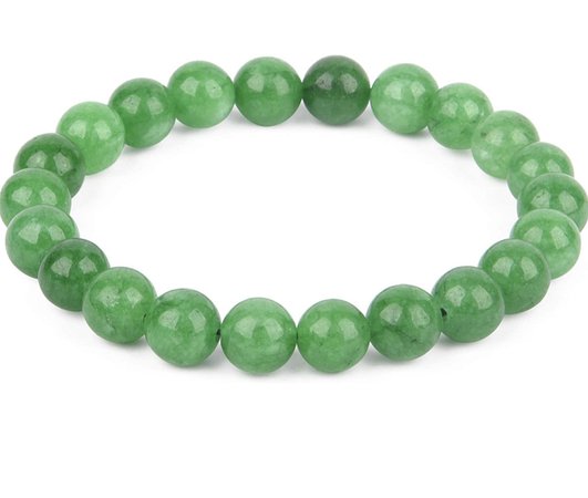 Jade beaded bracelet