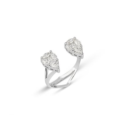 Diamond Rings: Double Illusion Diamond Ring | Best Jewelry Online – YESSAYAN - Maison Diamond