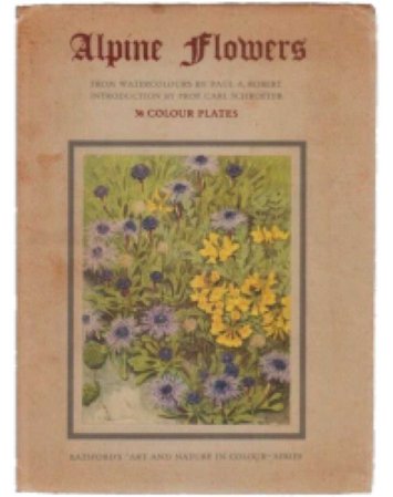 alpine flowers book