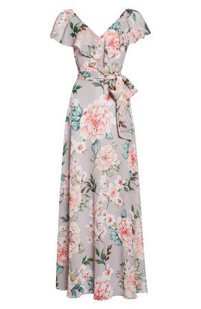 Eliza J Floral Print Maxi Dress | Nordstrom